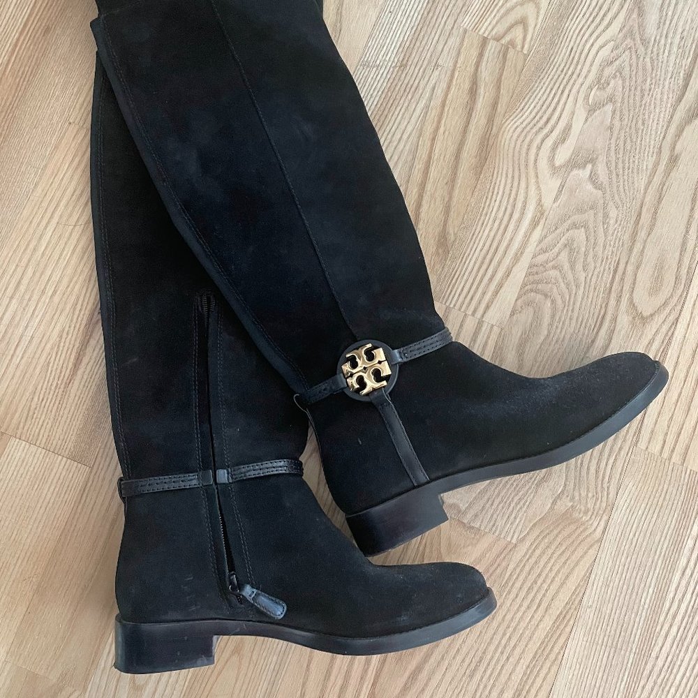 Tory Burch Suede Miller Tall Boots Size 7.5